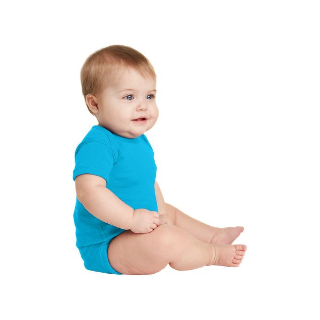 Rabbit Skins™ Infant Short Sleeve Baby Rib Bodysuit